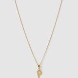 Colar Pingente Inicial - Ouro 18K | SILLENE - P