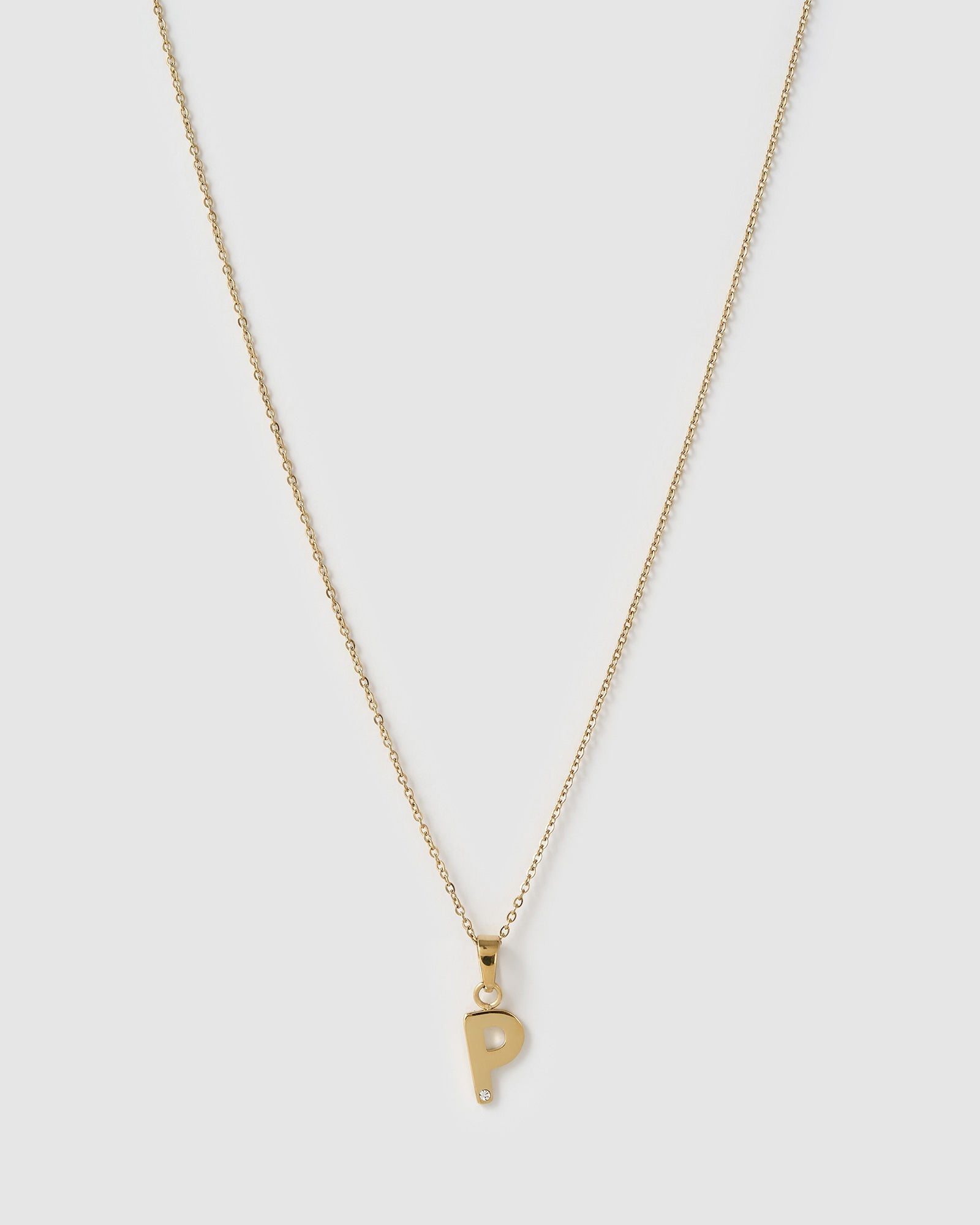 Colar Pingente Inicial - Ouro 18K | SILLENE - P