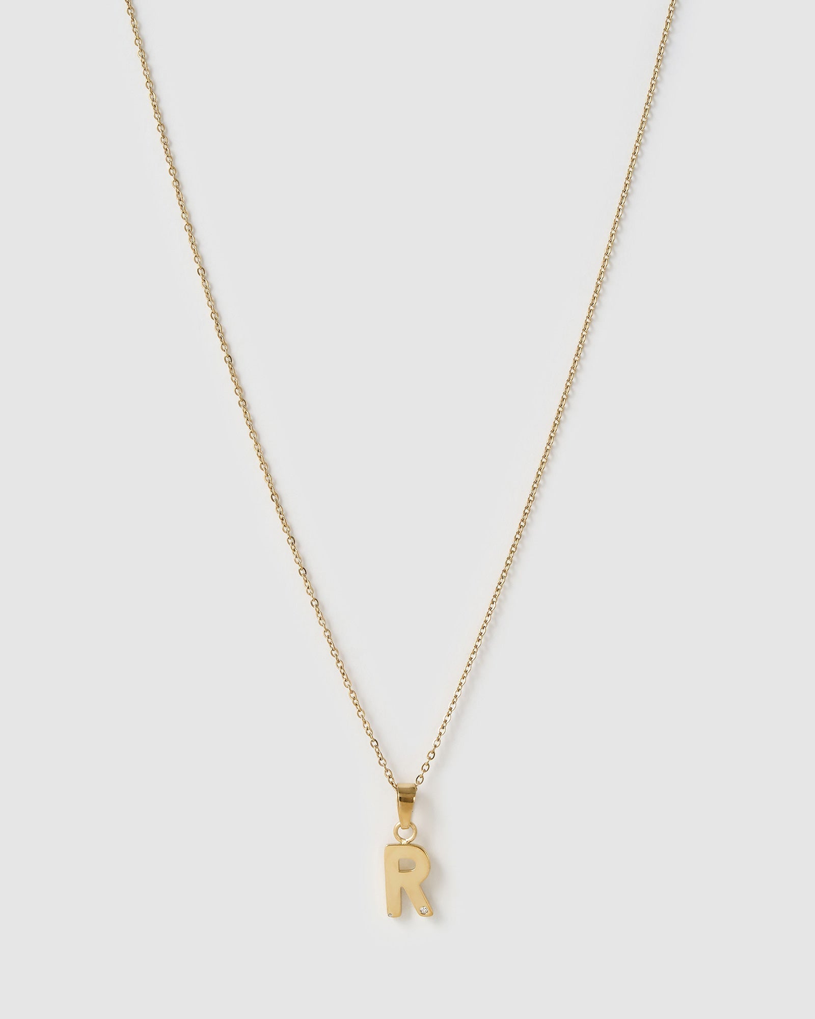 Colar Pingente Inicial - Ouro 18K | SILLENE - R