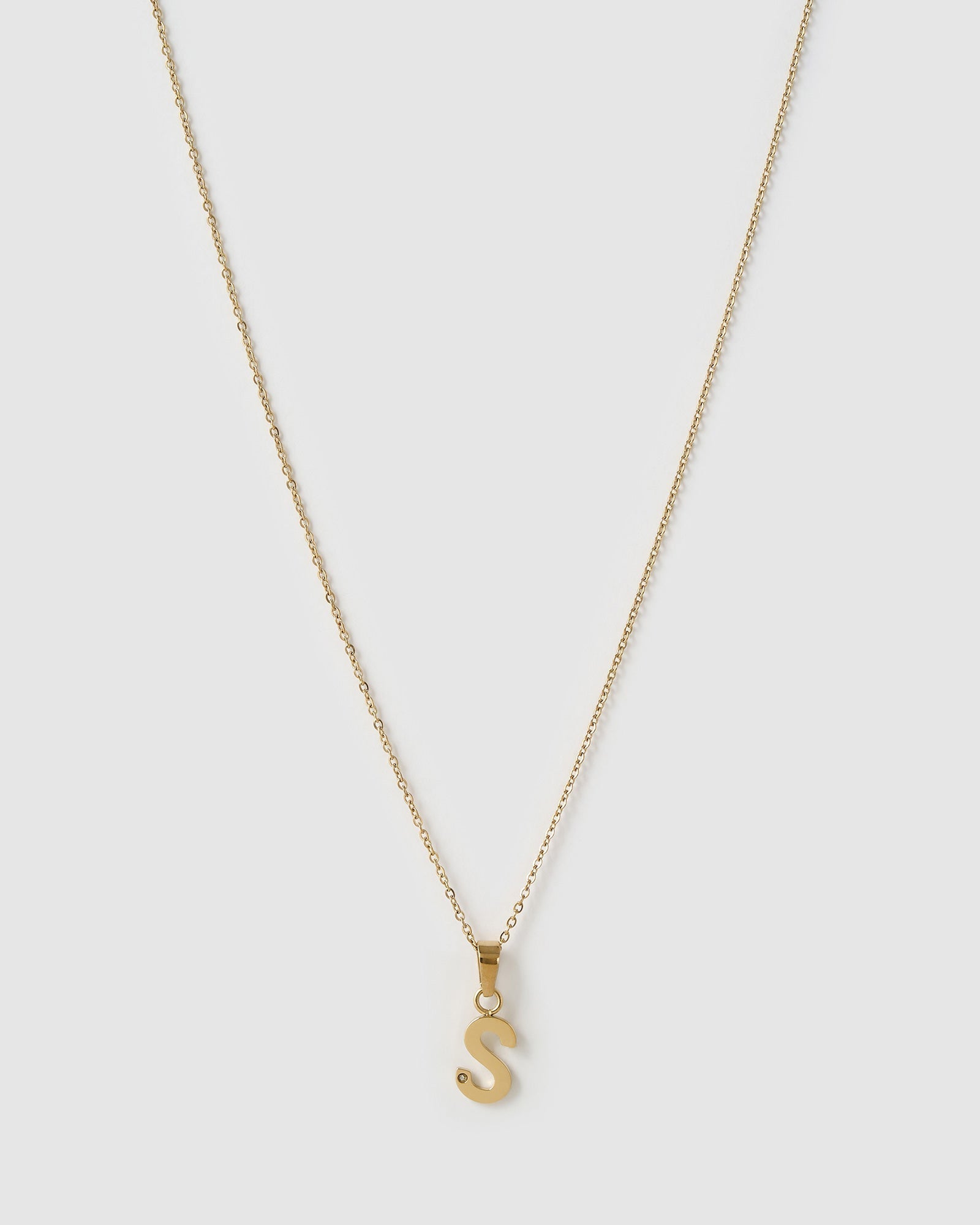 Colar Pingente Inicial - Ouro 18K | SILLENE - S