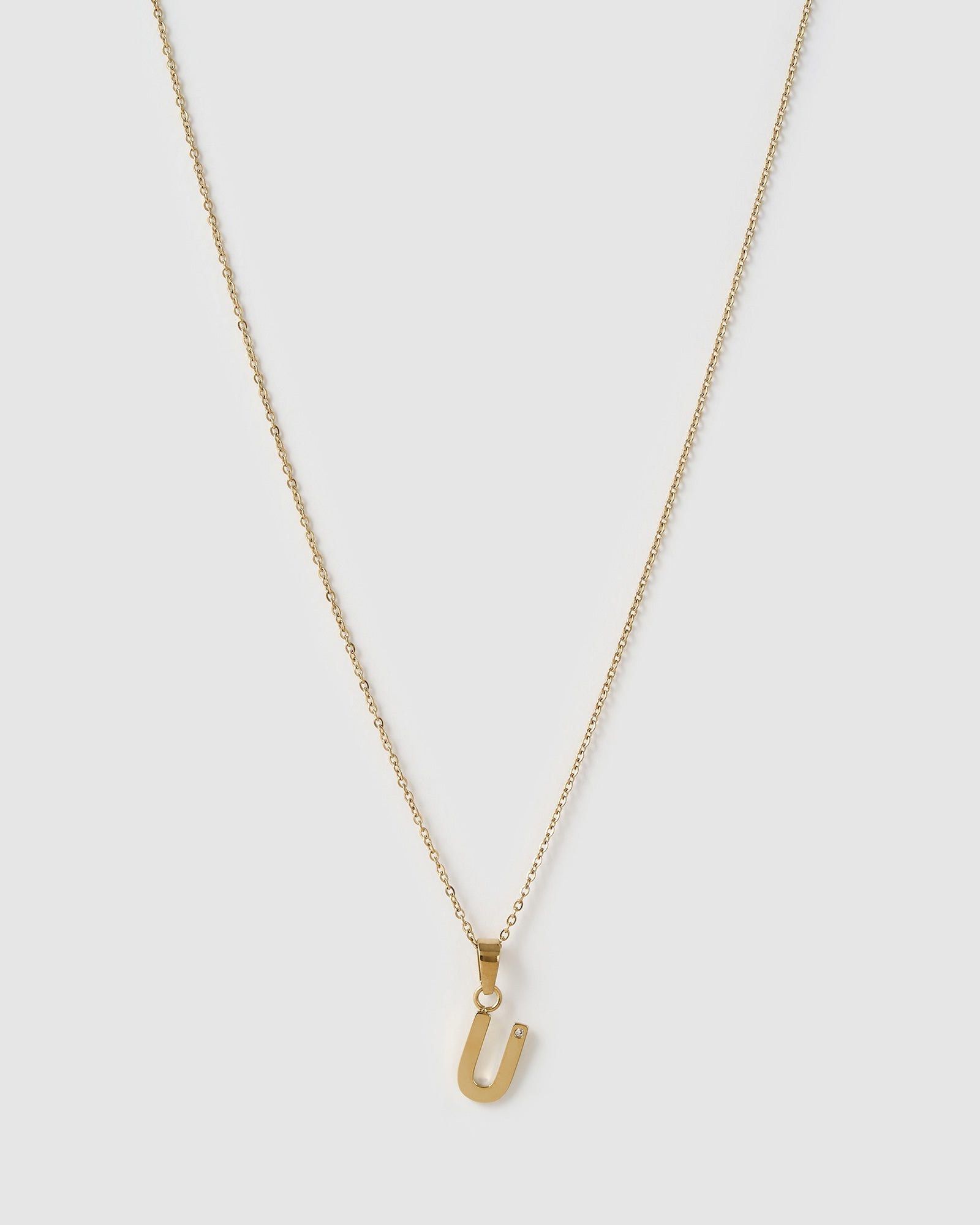 Colar Pingente Inicial - Ouro 18K | SILLENE - U