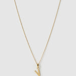 Colar Pingente Inicial - Ouro 18K | SILLENE - V