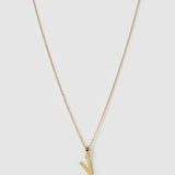 Colar Pingente Inicial - Ouro 18K | SILLENE - V