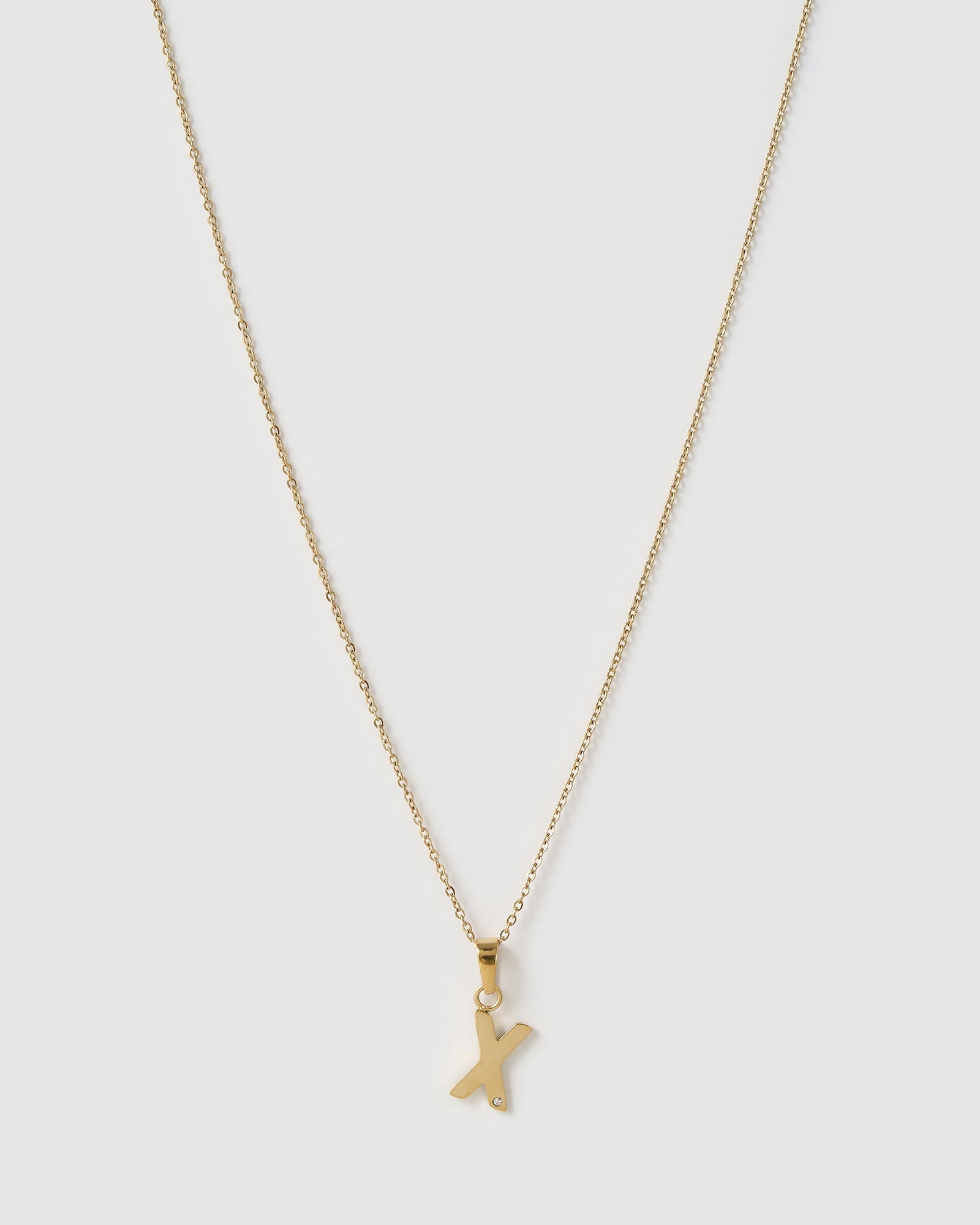 Colar Pingente Inicial - Ouro 18K | SILLENE - X