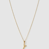 Colar Pingente Inicial - Ouro 18K | SILLENE - Y