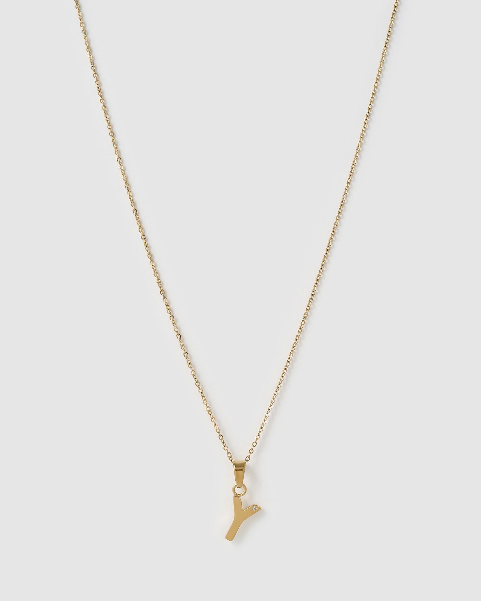 Colar Pingente Inicial - Ouro 18K | SILLENE - Y