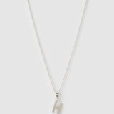 Colar Pingente Inicial - Prata | SILLENE - H