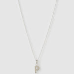Colar Pingente Inicial - Prata | SILLENE - P