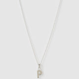 Colar Pingente Inicial - Prata | SILLENE - P