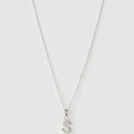 Colar Pingente Inicial - Prata | SILLENE - S