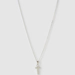Colar Pingente Inicial - Prata | SILLENE - T