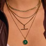 Colar Pingente Koda Malaquita - Ouro 18K | SILLENE