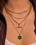 Colar Pingente Koda Malaquita - Ouro 18K | SILLENE