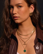 Colar Pingente Koda Malaquita - Ouro 18K | SILLENE