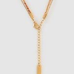 Colar Pingente Letra Bolha Rosa - Ouro 18K | SILLENE