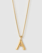 Colar Pingente Letra Luxe Grande - Ouro 18K | SILLENE