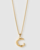 Colar Pingente Letra Luxe Grande - Ouro 18K | SILLENE - C