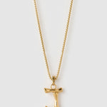 Colar Pingente Letra Luxe Grande - Ouro 18K | SILLENE - J