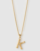 Colar Pingente Letra Luxe Grande - Ouro 18K | SILLENE - K