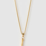 Colar Pingente Letra Luxe Grande - Ouro 18K | SILLENE - L