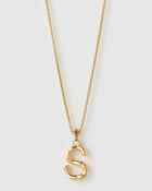 Colar Pingente Letra Luxe Grande - Ouro 18K | SILLENE - S