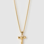 Colar Pingente Letra Luxe Grande - Ouro 18K | SILLENE - T