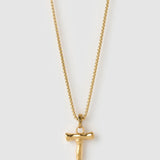 Colar Pingente Letra Luxe Grande - Ouro 18K | SILLENE - T