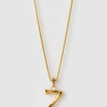 Colar Pingente Letra Luxe Grande - Ouro 18K | SILLENE - Z