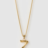 Colar Pingente Letra Luxe Grande - Ouro 18K | SILLENE - Z