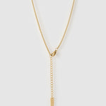 Colar Pingente Letra Luxe Grande - Ouro 18K | SILLENE