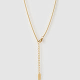 Colar Pingente Letra Luxe Grande - Ouro 18K | SILLENE