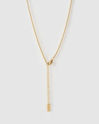 Colar Pingente Letra Luxe Grande - Ouro 18K | SILLENE