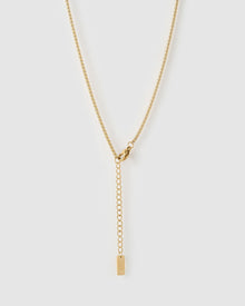 Colar Pingente Letra Luxe Grande - Ouro 18K | SILLENE