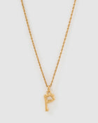Colar Pingente Letra Luxe Pequeno - Ouro 18K | SILLENE - P