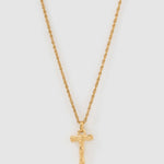 Colar Pingente Letra Luxe Pequeno - Ouro 18K | SILLENE - T