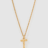 Colar Pingente Letra Luxe Pequeno - Ouro 18K | SILLENE - T