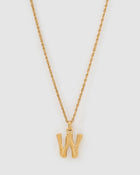 Colar Pingente Letra Luxe Pequeno - Ouro 18K | SILLENE - W
