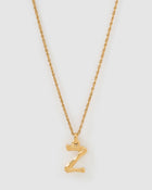 Colar Pingente Letra Luxe Pequeno - Ouro 18K | SILLENE - Z