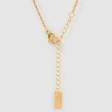 Colar Pingente Letra Luxe Pequeno - Ouro 18K | SILLENE