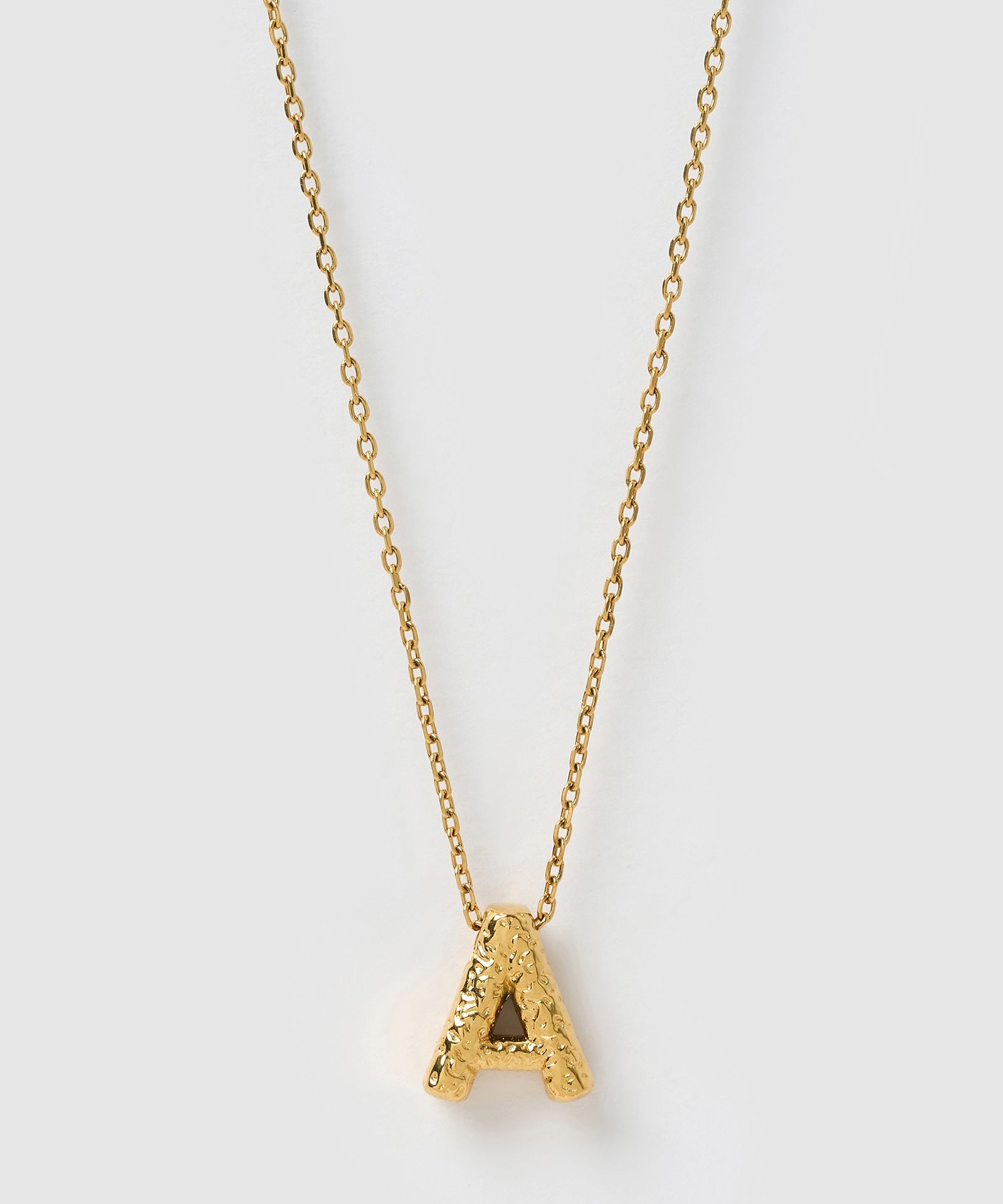 Colar Pingente Letra Marcante - Ouro 18K | SILLENE - A