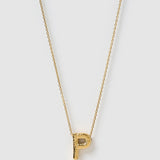 Colar Pingente Letra Marcante - Ouro 18K | SILLENE - P