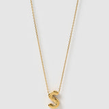 Colar Pingente Letra Marcante - Ouro 18K | SILLENE - S