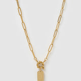 Colar Pingente Letra - Ouro 18K | SILLENE - B