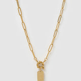 Colar Pingente Letra - Ouro 18K | SILLENE - J