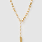 Colar Pingente Letra - Ouro 18K | SILLENE - detalhe
