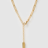 Colar Pingente Letra - Ouro 18K | SILLENE - detalhe