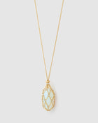 Colar Pingente Lotus Opala - Ouro 18K | SILLENE