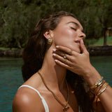 Colar Pingente Madrepérola Pascale - Ouro 18K | SILLENE