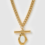 Colar Pingente Madrepérola Rafaella - Ouro 18K | SILLENE
