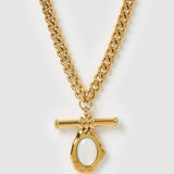 Colar Pingente Madrepérola Rafaella - Ouro 18K | SILLENE